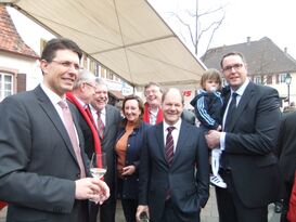 Kurt Beck und Olaf Scholz besuchten den AG 60plus-Stand