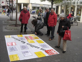 Die Bürger gaben ihr Votum auf der Bodenzeitung ab